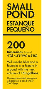 Aquagrden Inpond 5 in 1 - 200 Model