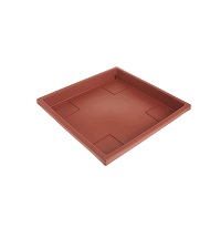 square saucer; square plant tray; square plant saucer