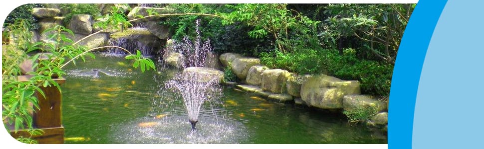 pond fountain head