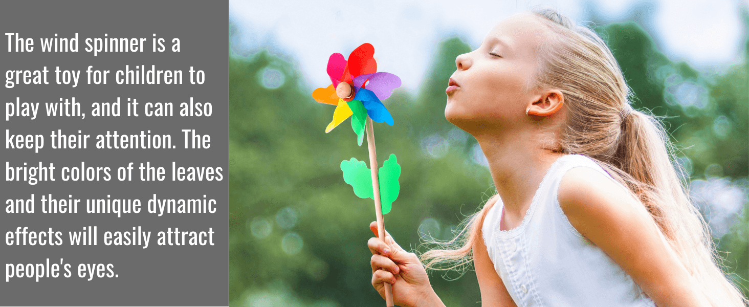 Mr. Pen- Rainbow Flower Pinwheels, 10 Pack, Pinwheels for Yard and Garden