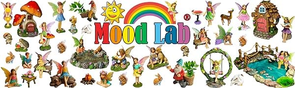 Fairy garden House set Miniature Figurines Kit Accessories Gnome Mood Lab