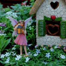 fairy garden accessories miniatures supplies figurines diy gift craft house set girl angel piece