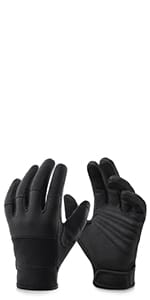 light duty work gloves for men and women touchscreen anti-slip palm