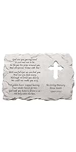 Cross Memorial Garden Stone