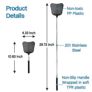 flyswatter swatter，fly swatter heavy duty, fly swatters multi pack,