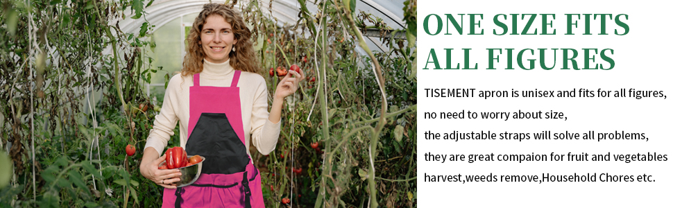 Gardening Apron, Garden Apron,  garden apron for harvesting ,harvesting apron,aprons with pockets