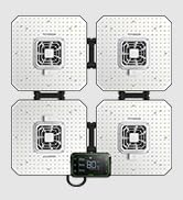 VIVOSUN Smart Grow System with 4X AeroLight 100W LED Grow Light with Integrated Circulation Fan