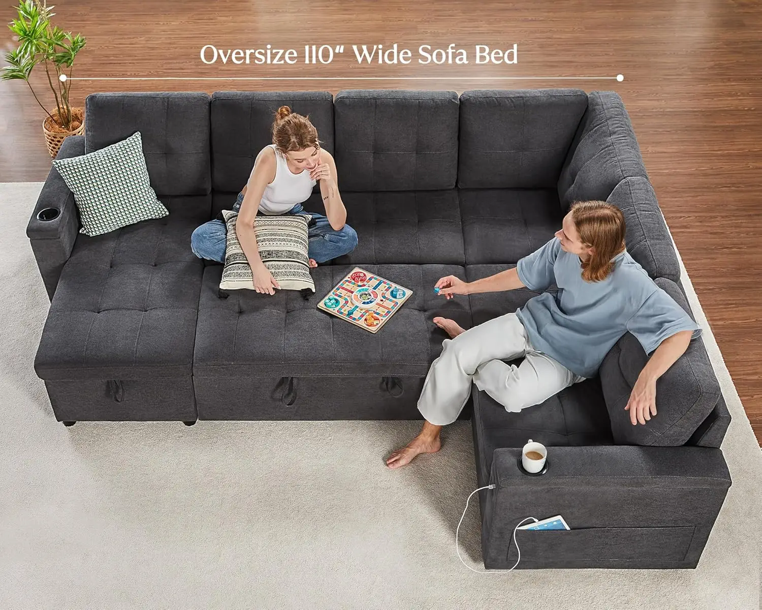 kf-S5ac2a8e88c784693ad658db16ee8ff60X-Sleeper-Multi-Functional-Couch-Bed-110-inch-with-USB-Charging-Ports-Cup-Holders-Pull-Out-Sofa